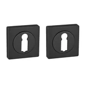 Szyldy i rozety - Rozeta podklamkowa pod klucz Tipo/Onyks Czarna - miniaturka - grafika 1