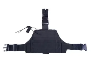GFC Tactical - Panel udowy - MOLLE - Nylon - Czarny - GFT-19-009687 - Odzież taktyczna i umundurowanie - miniaturka - grafika 1