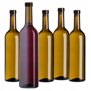 BUTELKI DO WINA 0,75L 750 ml BUTELKA SZKLANA NA WINO NALEWKI OLIWKA 10 szt - Domowy wyrób alkoholu - miniaturka - grafika 1