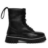 Botki damskie - Botki Patrizia Pepe PJ865 Czarny - miniaturka - grafika 1