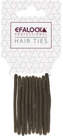 Ozdoby do włosów - Efalock, gumki do włosów standard, brązowe 10szt., ref. 14102397 - miniaturka - grafika 1