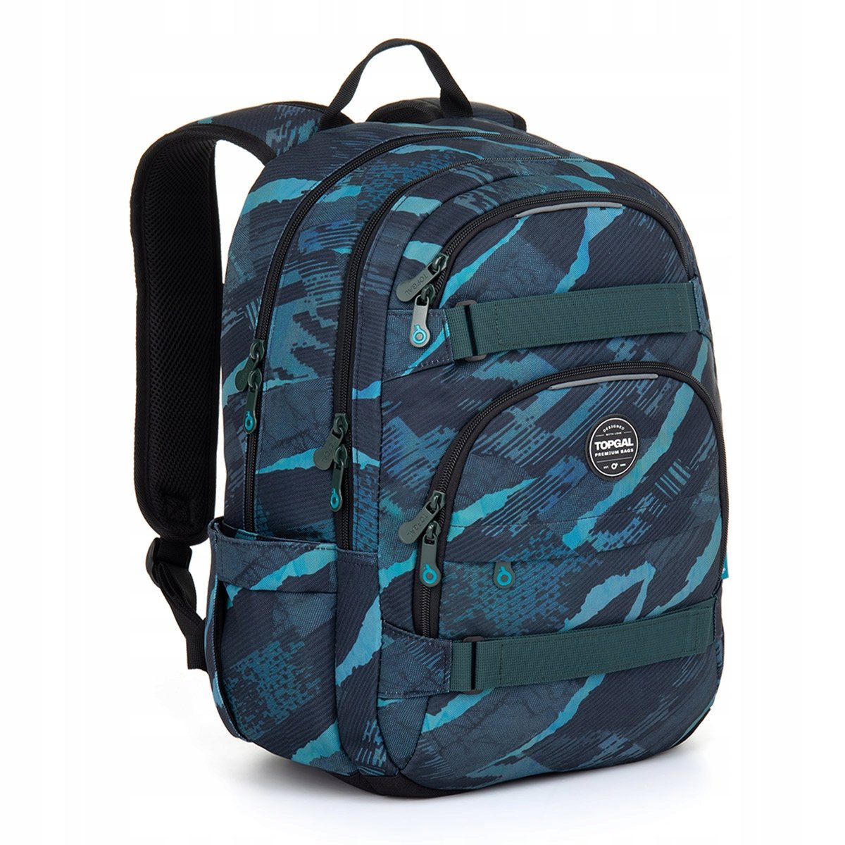 Plecak młodzieżowy zielono-turkusowy Topgal Viki 25078