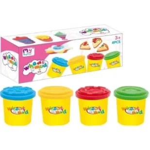 Ciastoliny 4szt Merkpol - Masy plastyczne - miniaturka - grafika 1