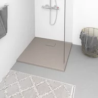 Brodziki prysznicowe - vidaXL Brodzik prysznicowy, SMC, brązowy, 90 x 90 cm - miniaturka - grafika 1