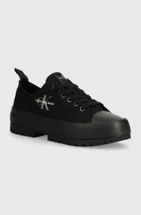 Calvin Klein Jeans tenisówki LUGGED HYBRID LACEUP ML MTR damskie kolor czarny YW0YW01505 - Trampki damskie - miniaturka - grafika 1