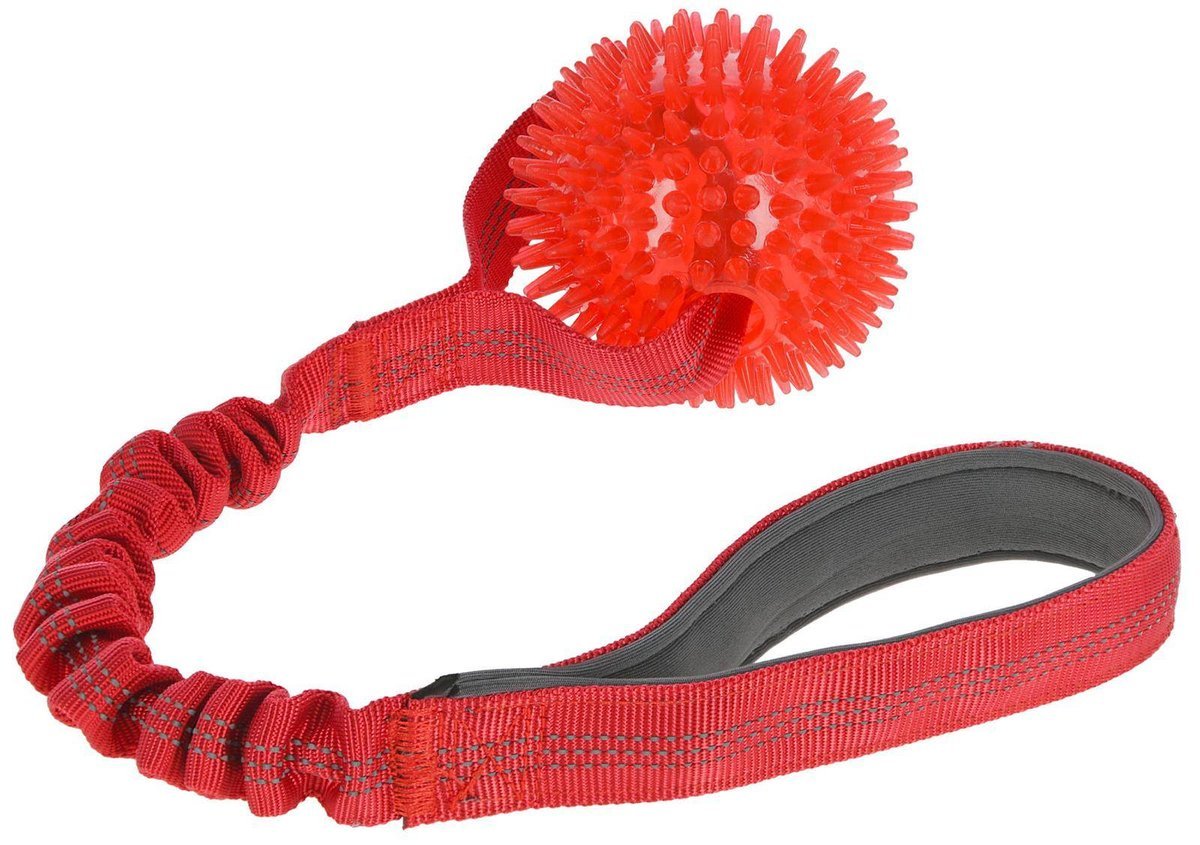 Kerbl, Zabawka dla psa Bungee Toy czerwona 9 cm