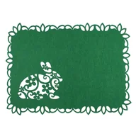 Obrusy i serwetki - Podkładka filcowa SZARAK 40 x 30 cm ciemnozielona - miniaturka - grafika 1