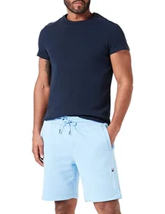 Tommy Hilfiger Męskie szorty dresowe z logo Tommy, Błękitny statek, XS - Spodenki damskie - miniaturka - grafika 1