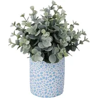 Sztuczne kwiaty - Sukulent w doniczce 23 cm jasnozielony - miniaturka - grafika 1