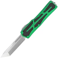 Noże - Nóż automatyczny OTF Heretic Colossus TE Green Aluminium, Stonewashed MagnaCut by Tony Marfione Jr. - miniaturka - grafika 1