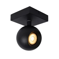 Lampy ścienne - Lucide Nigel 09932/01/30 plafon lampa sufitowa spot 1x5W GU10 czarny - miniaturka - grafika 1