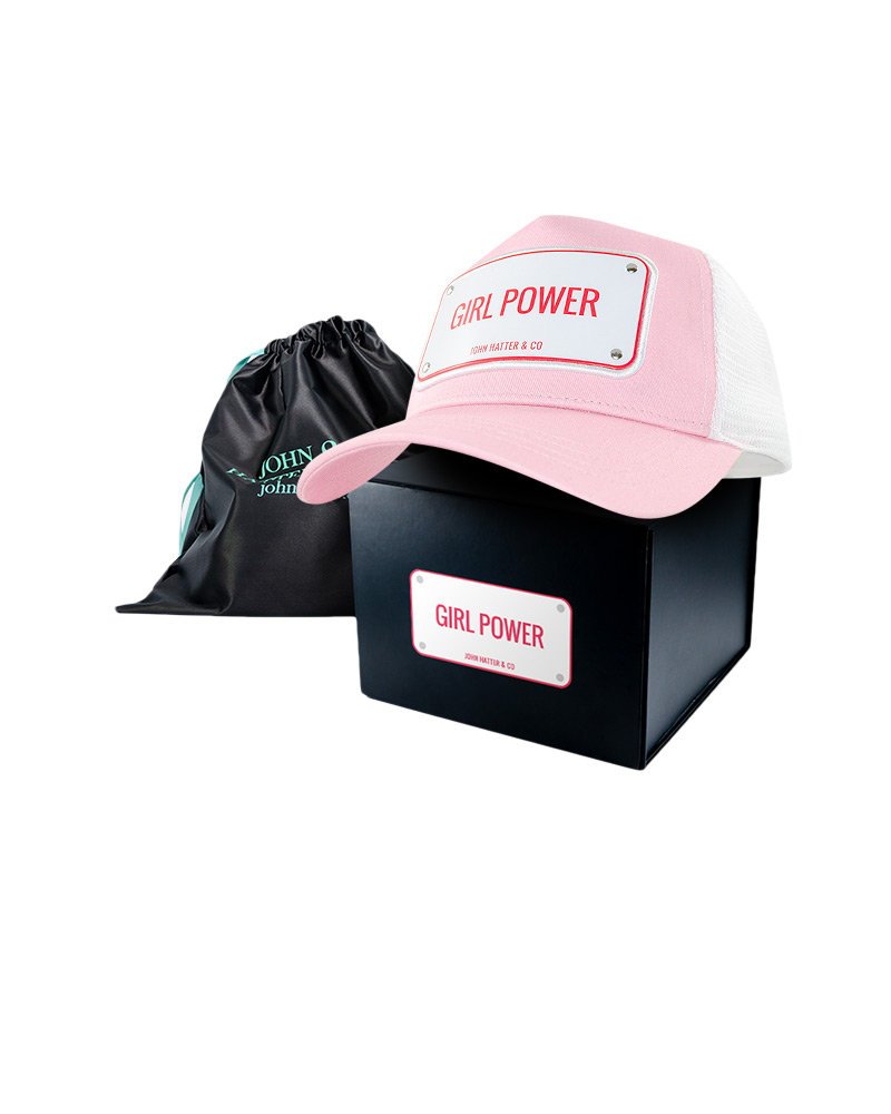 John hatter czapka z daszkiem baseball cap różowa girl power