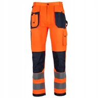 Odzież robocza - SPODNIE OSTRZEGAWCZE NEON LINE STALCO POMARAŃCZOWE XXL S-51662 - miniaturka - grafika 1