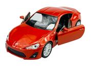 Samochody i pojazdy dla dzieci - Welly Toyota 86 Pomarańczowa 1:34 Samochów Nowy Metalowy Model - miniaturka - grafika 1