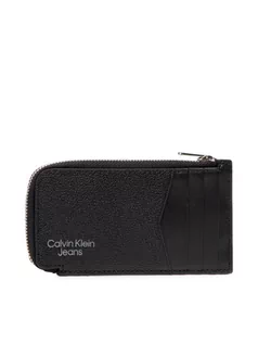 Etui na dokumenty i karty - Calvin Klein Jeans Etui na karty kredytowe Micro Pebble J Card Pass K50K508904 Czarny - grafika 1
