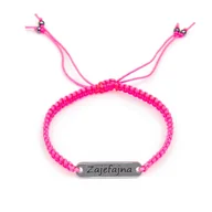 Bransoletki - Bransoletka z grawerem "Zajefajna" BA3313 - miniaturka - grafika 1