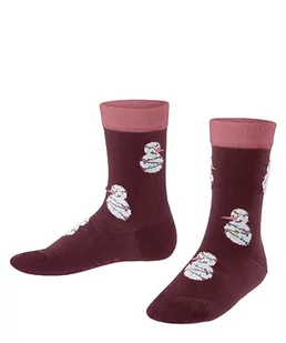 FALKE Unisex Dziecięce Śmieszne śniegowce bawełna półwysoka ze wzorem 1 para skarpet, czerwony (Ruby 8830), 35-38 - Śniegowce damskie - miniaturka - grafika 1