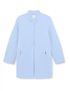 ONLY Onlsoho-Linea L/S Zip Coatigan Cc PNT płaszcz damski, Blue Blizzard/Szczegóły: White Melange, M - Płaszcze damskie - miniaturka - grafika 1