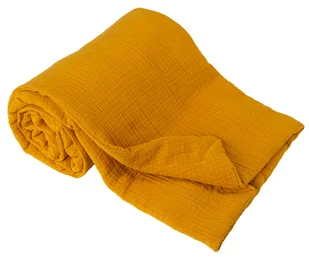 BabyMatex, kocyk muślinowy Muslin, 75 cm x 100 cm, musztardowy - Koce i narzuty dla dzieci BabyMatex, kocyk muślinowy Muslin, 75 cm x 100 cm, musztardowy - Koce i narzuty dla dzieci - miniaturka - grafika 1