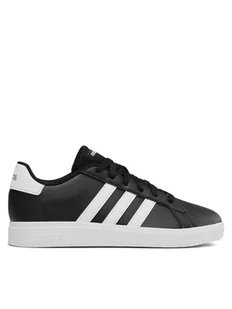 adidas Sneakersy Grand Court GW6503 Czarny - Buty dla dziewczynek - miniaturka - grafika 1