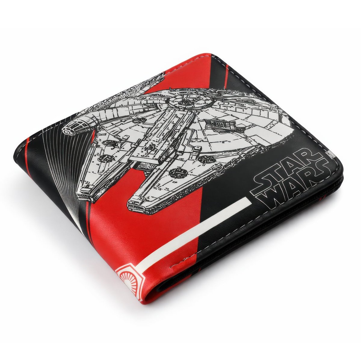 Millenium Falcon 13 cm Eko-Skóra Portfel Filmowy Star Wars