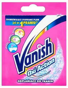 Vanish Oxy Action Odplamiacz Do Tkanin 30G - Środki do prania - miniaturka - grafika 1