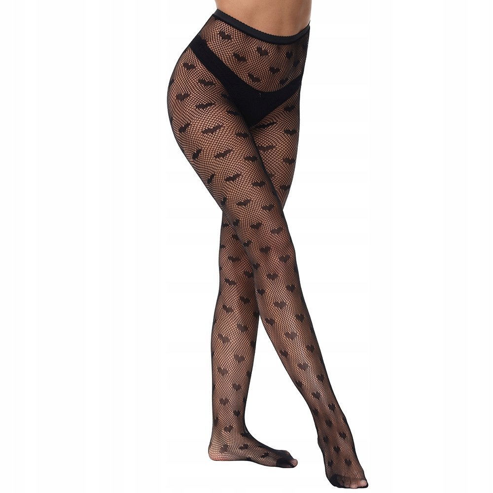 eleganckie DAMSKIE RAJSTOPY koronkowe siateczkowe elastyczne S M L modne