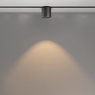 Lampy sufitowe - Metalowa lampa sufitowa Alfa TR132-2-7W3K-B Maytoni LED 7W 3000K do szyny magnetycznej czarny - miniaturka - grafika 1