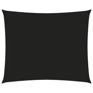 vidaXL Prostokątny żagiel ogrodowy, tkanina Oxford, 2,5x3,5 m, czarny 135756 - Parasole ogrodowe - miniaturka - grafika 1