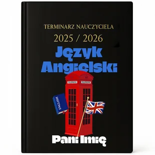 KALENDARZ NAUCZYCIELA A5 2025/26 Personalizowany Język Angielski Pani - Kalendarze - miniaturka - grafika 1