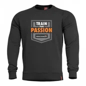 Odzież taktyczna i umundurowanie - Bluza Pentagon Hawk Train Your Passion, Black (K09019-TP-01) - miniaturka - grafika 1