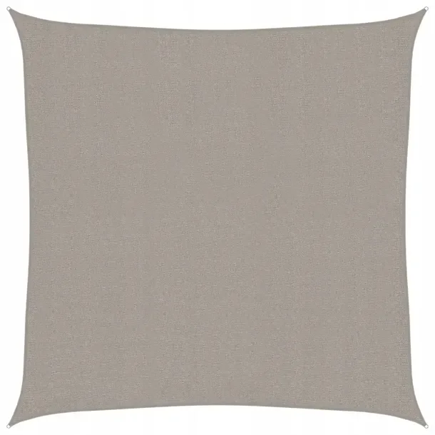 Żagiel przeciwsłoneczny, 160 g/m², jasnoszary,