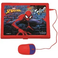 Zabawki interaktywne dla dzieci - Zabawka laptop edukacyjny LEXIBOOK Spider Man 124 aktywności JC598SPI17 - miniaturka - grafika 1