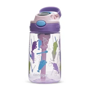 Bidon CONTIGO Easy Clean Strawbery Shakes Fioletowy - Butelki dla niemowląt - miniaturka - grafika 1