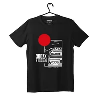 Odzież do sportów motorowych - T-shirt koszulka Nissan 300ZX czarna-4XL - miniaturka - grafika 1