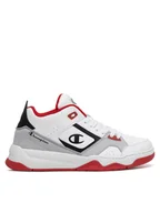 Sneakersy męskie - Champion Sneakersy OVERTIME MID S22274-WW012 Biały - miniaturka - grafika 1