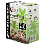 Akcesoria do grilla - COCOHEAT Ekobrykiet COCOHEAT Kokosowy 2 kg - miniaturka - grafika 1