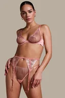 Akcesoria do bielizny - Hunkemöller ALICE SUSPENDER Różowy - miniaturka - grafika 1