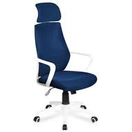 Fotele gamingowe - MarkAdler Fotel Manager 2.8 Niebiesko-biały Raty MA-MANAGER 2.8 BLUE - miniaturka - grafika 1
