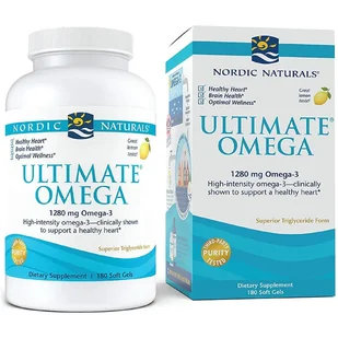Ultimate NORDIC NATURALS OMEGA 1280mg-180 softgel - Witaminy i minerały dla sportowców - miniaturka - grafika 2