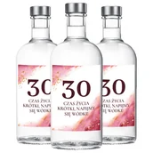 Akcesoria do pakowania - ETYKIETA NA BUTELKĘ 30 RÓŻOWE AKWARELE 10szt Z2 - miniaturka - grafika 1