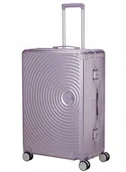 Walizki - Walizka duża American Tourister Soundbox Alu - stormy lilac - miniaturka - grafika 1