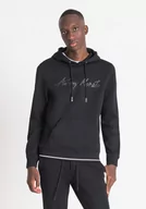 Bluzy męskie - Bluza Męska Antony Morato Regular Fit Czarny - Xxl - miniaturka - grafika 1