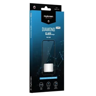 MYSCREEN PROTECTOR Szkło hartowane Diamond Glass Lite Edge Full Glue do Realme 8/8s 5G Czarny - Szkła hartowane na telefon - miniaturka - grafika 1