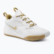 Buty sportowe męskie - Buty siatkarskie Nike Zoom Hyperace 3 white/mtlc gold-photon dust - miniaturka - grafika 1