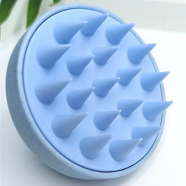 Yeye Szczotka BIO do masażu głowy i mycia włosów biodegradowalna YEYE Niebieski