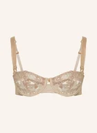 Biustonosze - Aubade Biustonosz Z Fiszbinami Magnet Spell beige - miniaturka - grafika 1