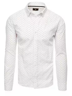 Koszula męska biała Dstreet DX2437-XXL - Koszule męskie - miniaturka - grafika 1