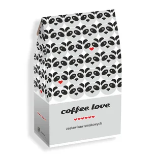 Gotowy zestaw prezentowy „Coffee love“ kawa aromatyzowana PREMIUM 10szt. prezent upominek na walentynki rocznicę dla kobiety zakochanych narzeczonej - Zestawy upominkowe - miniaturka - grafika 1