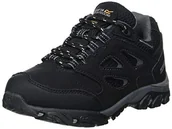 Buty dla chłopców - Regatta Unisex dziecięce Chaussures Techniques De Marche Junior Basses Holcombe Buty trekkingowe, Czarny granit - 20 EU - miniaturka - grafika 1